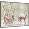 Christmas Time I by Melissa Wang 30-in. W x 23-in. H. Canvas Wall Art Print Framed in Grey